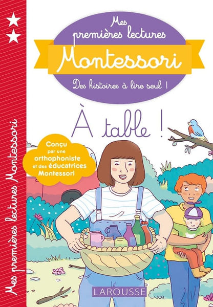 Sách Tập Đọc  Tiếng Pháp - Mes Premieres Lectures Montessori Niveau 2- À Table