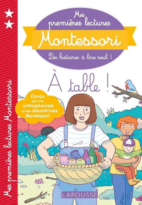 Sách Tập Đọc  Tiếng Pháp - Mes Premieres Lectures Montessori Niveau 2- À Table Sách Tập Đọc  Tiếng Pháp - Mes Premieres Lectures Montessori Niveau 2- À Table