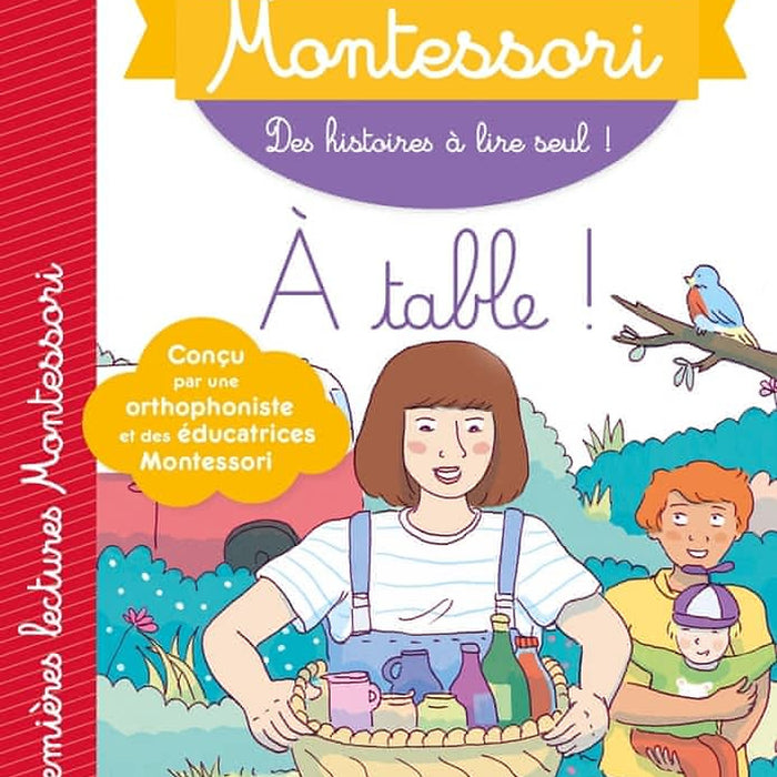 Sách Tập Đọc  Tiếng Pháp - Mes Premieres Lectures Montessori Niveau 2- À Table Sách Tập Đọc  Tiếng Pháp - Mes Premieres Lectures Montessori Niveau 2- À Table