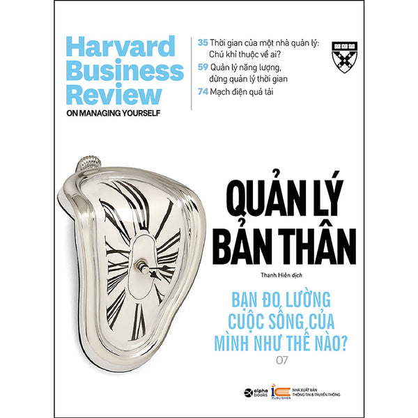 Hbr On - Quản Lý Bản Thân (Tái Bản 2022)
