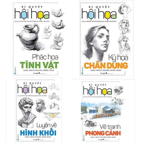 Combo 4 Cuốn Bí Quyết Hội Họa - Vanlangbooks