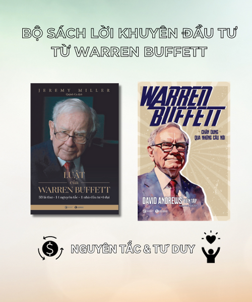 Sách - Bộ Lời Khuyên Đầu Tư Từ Warrren Buffett - Thái Hà Books