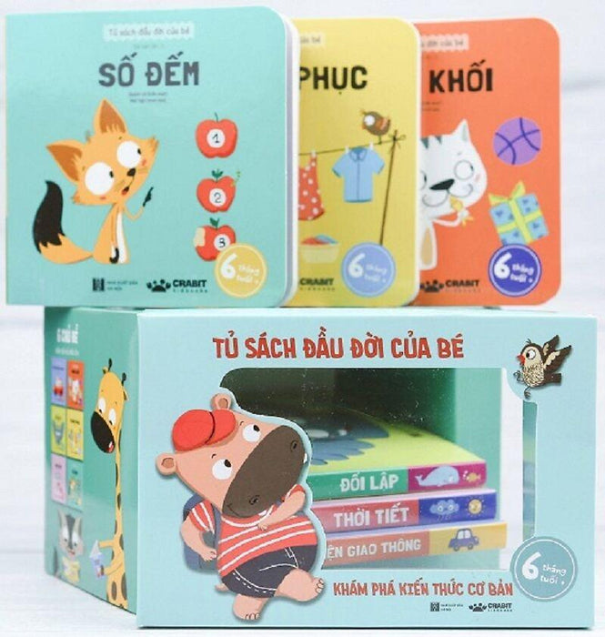 Bộ 06 Cuốn - Tủ Sách Đầu Đời Của Bé - Khám Phá Kiến Thức Cơ Bản Bộ 06 Cuốn - Tủ Sách Đầu Đời Của Bé - Khám Phá Kiến Thức Cơ Bản