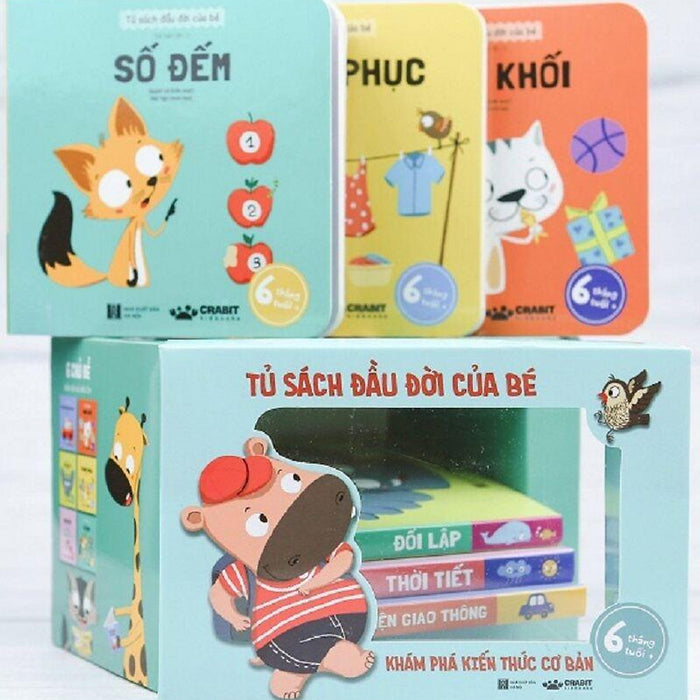Bộ 06 Cuốn - Tủ Sách Đầu Đời Của Bé - Khám Phá Kiến Thức Cơ Bản Bộ 06 Cuốn - Tủ Sách Đầu Đời Của Bé - Khám Phá Kiến Thức Cơ Bản