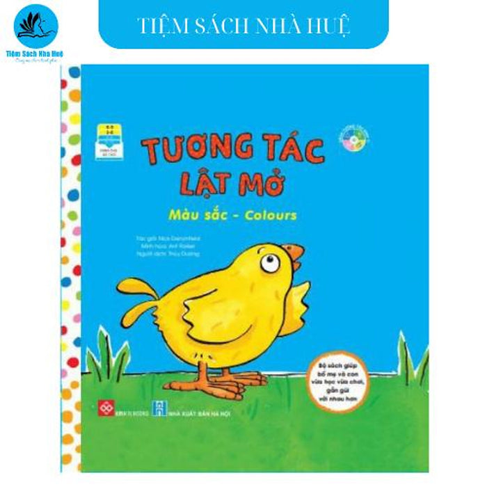 Sách Tương Tác Lật Mở - Màu Sắc - Colours 69N - Dành Cho Bé Từ 0-6 Tuổi - Đinh Tị Sách Tương Tác Lật Mở - Màu Sắc - Colours 69N - Dành Cho Bé Từ 0-6 Tuổi - Đinh Tị