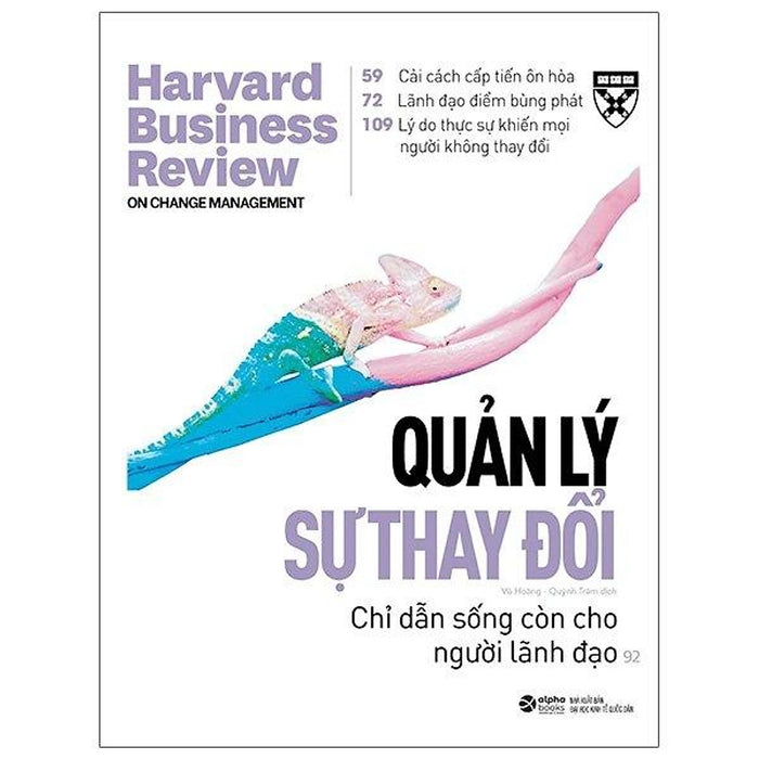 Hbr - On Change Management - Quản Lý Sự Thay Đổi (Tái Bản 2020) Hbr - On Change Management - Quản Lý Sự Thay Đổi (Tái Bản 2020)