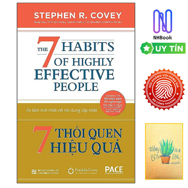 Sách 7 Thói Quen Hiệu Quả (The 7 Habits Of Highly Effective People)- Tặng Sổ Tay