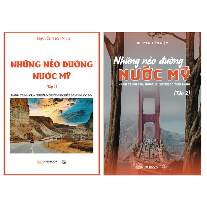 Combo Những Nẻo Đường Nước Mỹ (Tập 1 +2) Combo Những Nẻo Đường Nước Mỹ (Tập 1 +2)