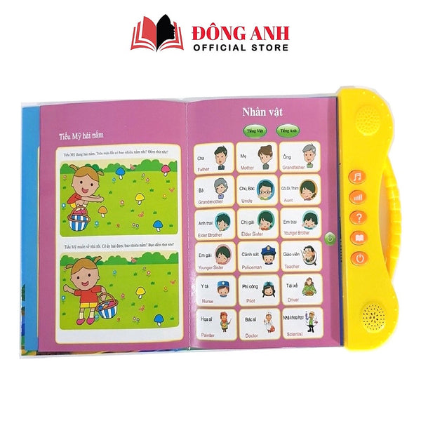 Sách Điện Tử - Song Ngữ Anh-Việt Thanh Nga Cho Bé Từ 3 Tuổi Trở Lên