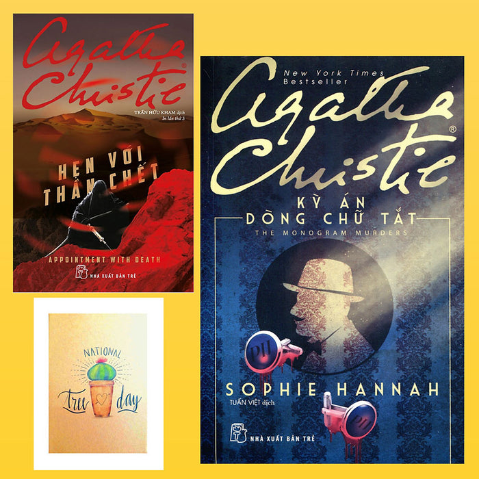Combo Agatha Christie: Hẹn Với Thần Chết Và Kỳ Án Dòng Chữ Tắt ( Tặng Kèm Sổ Tay Xương Rồng ) Combo Agatha Christie: Hẹn Với Thần Chết Và Kỳ Án Dòng Chữ Tắt ( Tặng Kèm Sổ Tay Xương Rồng )