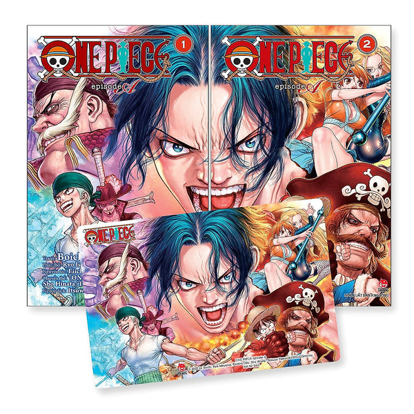 Combo Truyên Tranh - One Piece Episode A (Set 2 Tập Kèm Quà Tặng) Kim Đồng