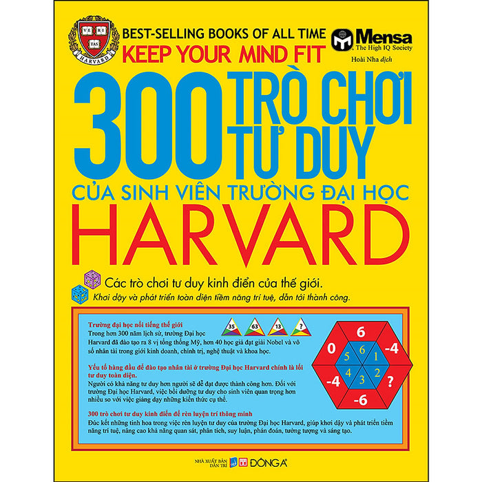 300 Trò Chơi Tư Duy Của Sinh Viên Trường Đại Học Harvard 300 Trò Chơi Tư Duy Của Sinh Viên Trường Đại Học Harvard