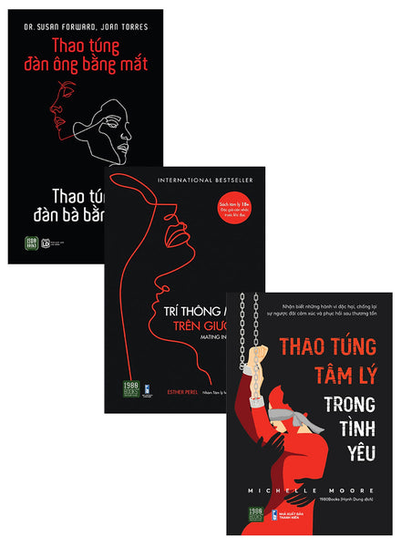 Combo Thao Túng Đàn Ông Bằng Mắt - Thao Túng Đàn Bà Bằng Tai + Trí Thông Minh Trên Giường + Thao Túng Tâm Lý Trong Tình Yêu (Bộ 3 Cuốn) _1980