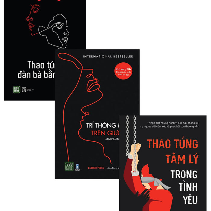 Combo Thao Túng Đàn Ông Bằng Mắt - Thao Túng Đàn Bà Bằng Tai + Trí Thông Minh Trên Giường + Thao Túng Tâm Lý Trong Tình Yêu (Bộ 3 Cuốn) _1980 Combo Thao Túng Đàn Ông Bằng Mắt - Thao Túng Đàn Bà Bằng Tai + Trí Thông Minh Trên Giường + Thao Túng Tâm Lý Trong Tình Yêu (Bộ 3 Cuốn) _1980