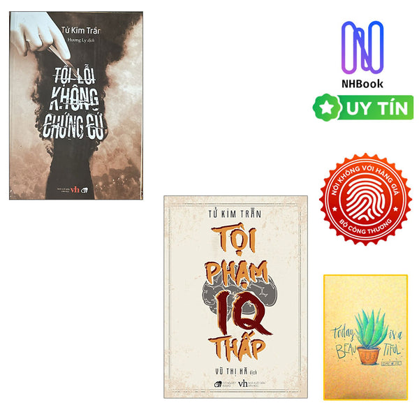 Combo 2 Cuốn Trinh Thám Cực Hay: Tội Lỗi Không Chứng Cứ + Tội Phạm Iq Thấp (Tử Kim Trần)