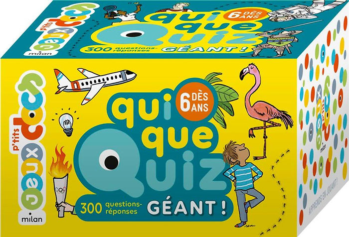 Bộ Câu Đố Tiếng Pháp: Quiquequiz Geant ! - 300 Questions-Reponses Bộ Câu Đố Tiếng Pháp: Quiquequiz Geant ! - 300 Questions-Reponses