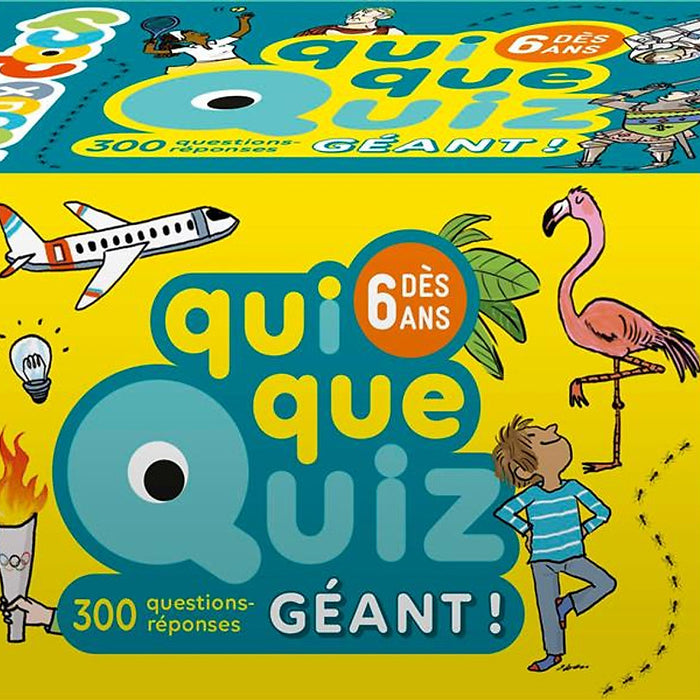 Bộ Câu Đố Tiếng Pháp: Quiquequiz Geant ! - 300 Questions-Reponses Bộ Câu Đố Tiếng Pháp: Quiquequiz Geant ! - 300 Questions-Reponses