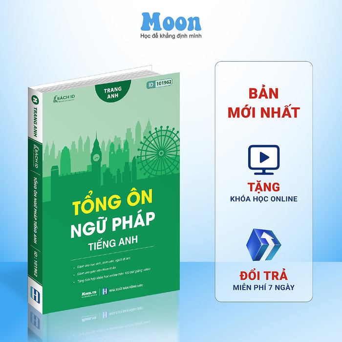 30 Chuyên Đề Ngữ Pháp Tiếng Anh Cô Trang Anh: Sách Id Tổng Ôn Ngữ Pháp Tiếng Anh Moonbook 30 Chuyên Đề Ngữ Pháp Tiếng Anh Cô Trang Anh: Sách Id Tổng Ôn Ngữ Pháp Tiếng Anh Moonbook