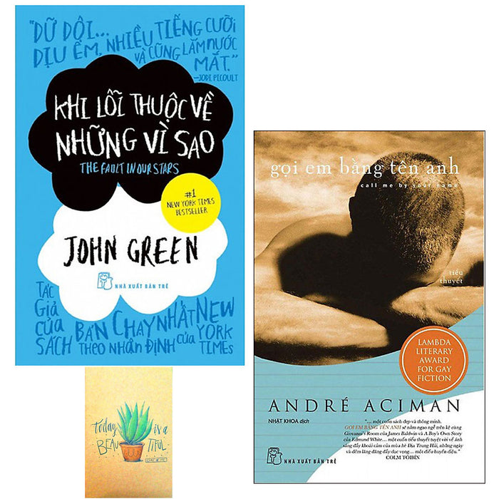 Combo Khi Lỗi Thuộc Về Những Vì Sao Và Gọi Em Bằng Tên Anh - Call Me By Your Name ( Tặng Kèm Sổ Tay ) Combo Khi Lỗi Thuộc Về Những Vì Sao Và Gọi Em Bằng Tên Anh - Call Me By Your Name ( Tặng Kèm Sổ Tay )