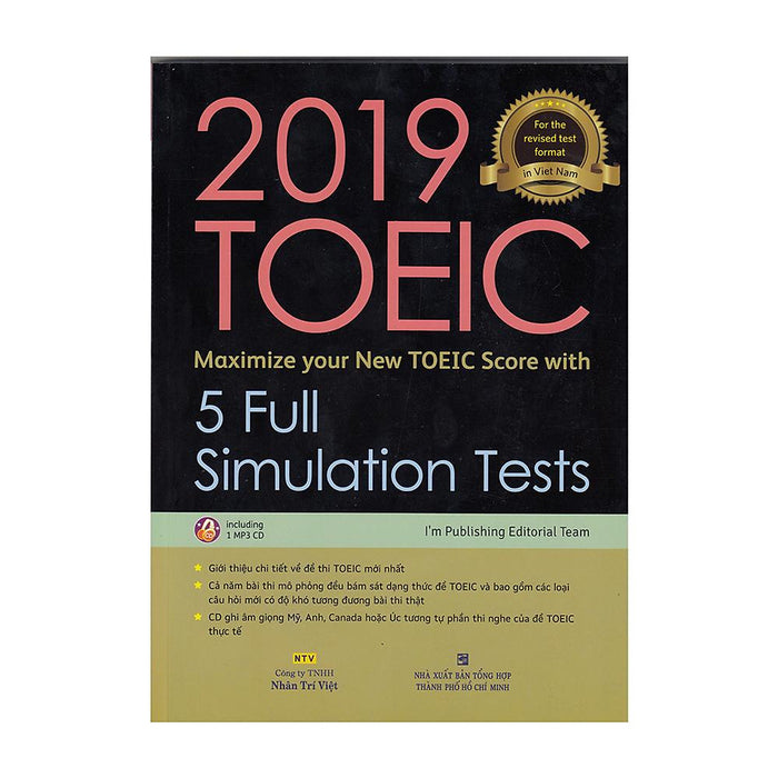 2019 Toeic - 5 Full Simulation Tests 2019 Toeic - 5 Full Simulation Tests