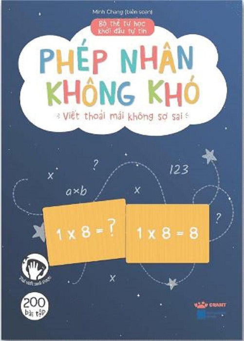 Bộ Thẻ Tự Học - Khởi Đầu Tự Tin - Phép Nhân Không Khó Bộ Thẻ Tự Học - Khởi Đầu Tự Tin - Phép Nhân Không Khó