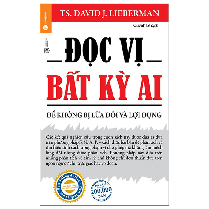 Đọc Vị Bất Kỳ Ai - Để Không Bị Lừa Dối Và Lợi Dụng Đọc Vị Bất Kỳ Ai - Để Không Bị Lừa Dối Và Lợi Dụng