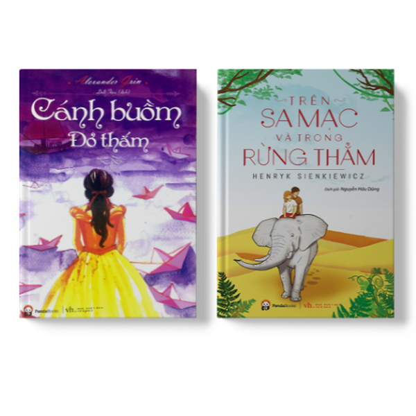 Sách Pandabooks Combo 2 Cuốn Trên Sa Mạc Và Trong Rừng Thẳm+ Cánh Buồm Đỏ Thắm