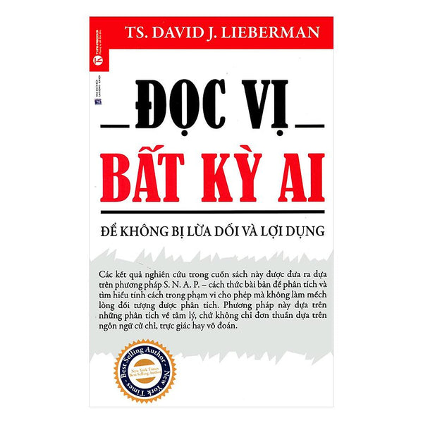Sách - Đọc Vị Bất Kỳ Ai - Để Không Bị Lừa Dối Và Lợi Dụng (Th) -Mk
