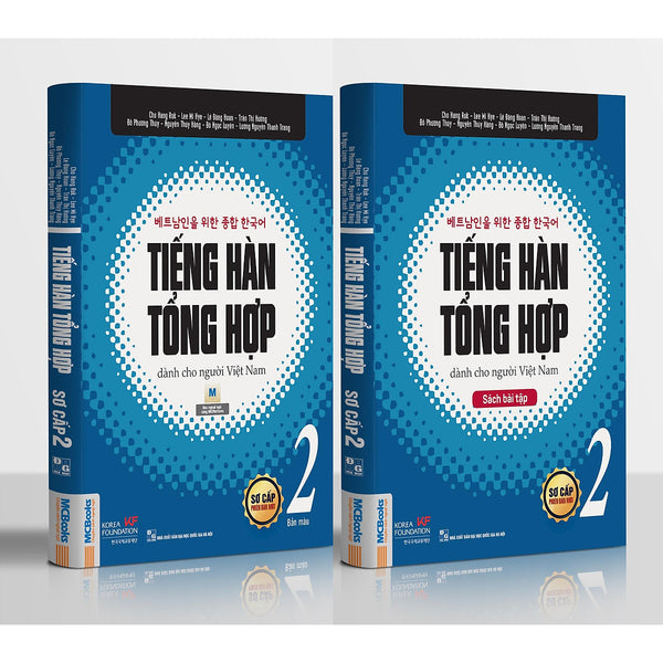 TrọN Bộ TiếNg HàN TổNg HợP DàNh Cho NgườI ViệT Nam - Sơ CấP 2(BảN In 4 MàU) TặNg KèM Portcard NhữNg Câu NóI Hay CủA NgườI NổI TiếNg