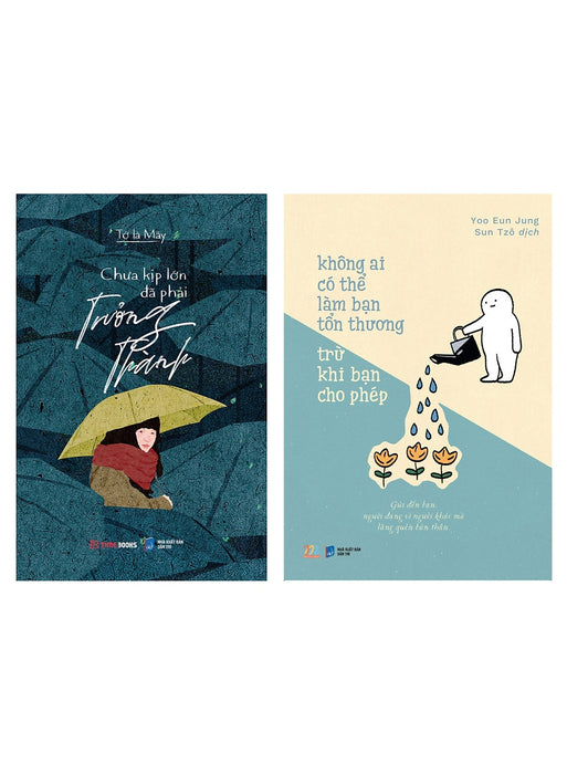 Combo Chưa Kịp Lớn Đã Phải Trưởng Thành + Không Ai Có Thể Làm Bạn Tổn Thương Trừ Khi Bạn Cho Phép (Bộ 2 Cuốn) _Time Combo Chưa Kịp Lớn Đã Phải Trưởng Thành + Không Ai Có Thể Làm Bạn Tổn Thương Trừ Khi Bạn Cho Phép (Bộ 2 Cuốn) _Time