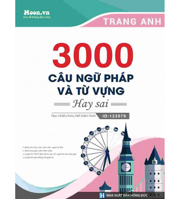 Sách - 3000 Câu Ngữ Pháp - Từ Vựng Tiếng Anh Hay Sai Sách - 3000 Câu Ngữ Pháp - Từ Vựng Tiếng Anh Hay Sai