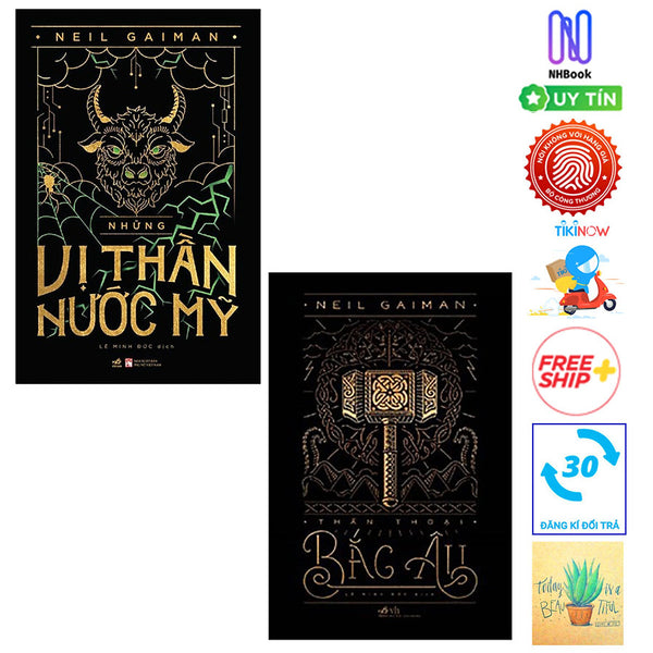 Combo Thần Thoại Bắc Âu Và Những Vị Thần Nước Mỹ ( Tặng Kèm Sổ Tay)