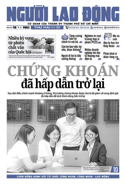 Nhật Báo Người Lao Động Từ Ngày 06-11-2023 Đến 12-11-2023