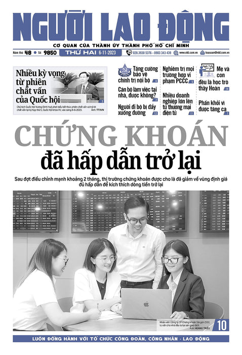 Nhật Báo Người Lao Động Từ Ngày 06-11-2023 Đến 12-11-2023 Nhật Báo Người Lao Động Từ Ngày 06-11-2023 Đến 12-11-2023