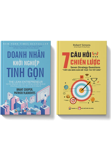 Combo Doanh Nhân Khỏi Nghiệp Tinh Gọn + 7 Câu Hỏi Chiến Lược - Tiếp Cận Đơn Giản Để Thực Thi Tốt Hơn (Bộ 2 Cuốn)_Pd