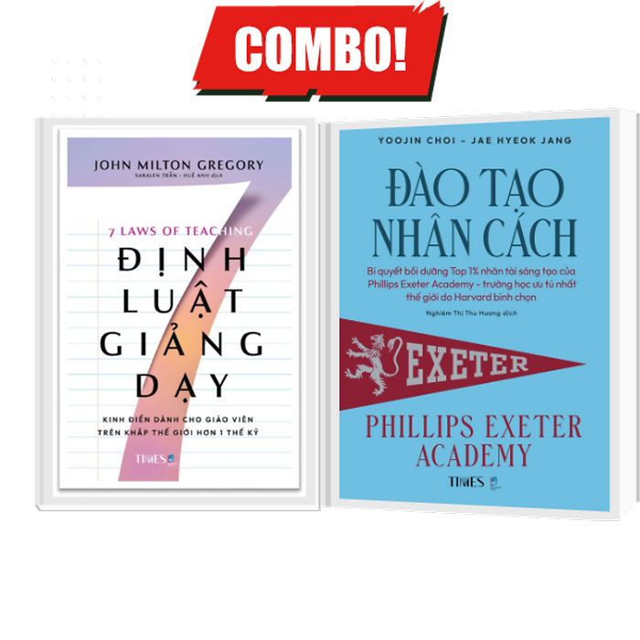 Combo Định Luật Giảng Dạy: 7 Định Luật Giảng Dạy+ Đào Tạo Nhân Cách - Times Books Combo Định Luật Giảng Dạy: 7 Định Luật Giảng Dạy+ Đào Tạo Nhân Cách - Times Books