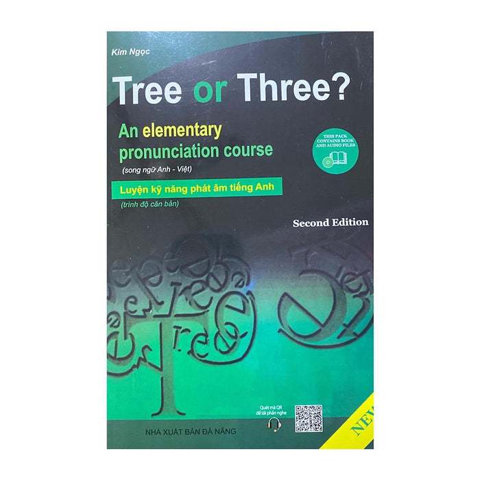 Sách - Tree Or Three An Elementary Pronunciation Course : Luyện Kỹ Năng Phát Âm Tiếng Anh ( Mtv ) Sách - Tree Or Three An Elementary Pronunciation Course : Luyện Kỹ Năng Phát Âm Tiếng Anh ( Mtv )