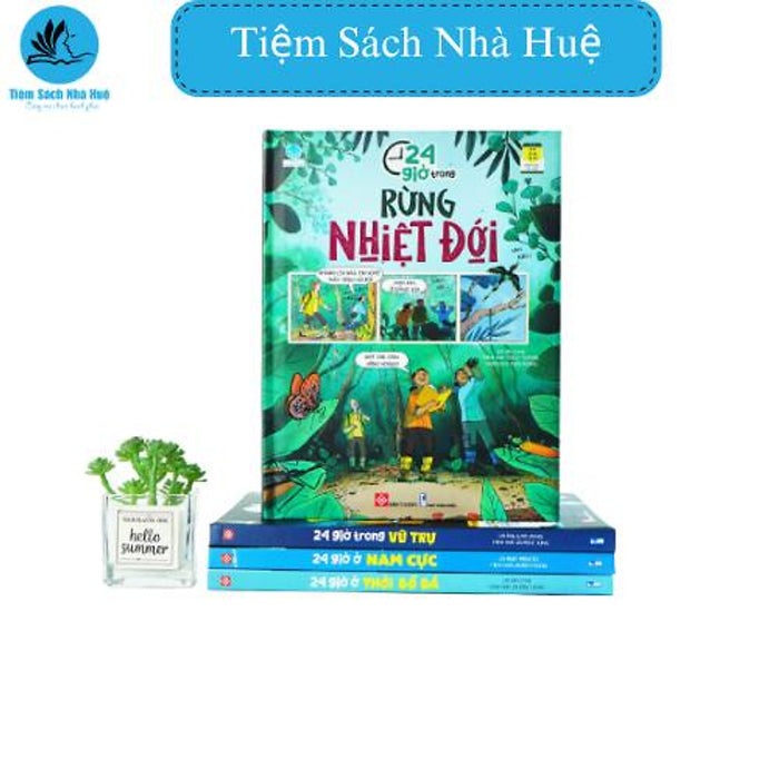 Sách 24 Giờ Trong Rừng Nhiệt Đới, Thiếu Nhi, Đinh Tị Sách 24 Giờ Trong Rừng Nhiệt Đới, Thiếu Nhi, Đinh Tị