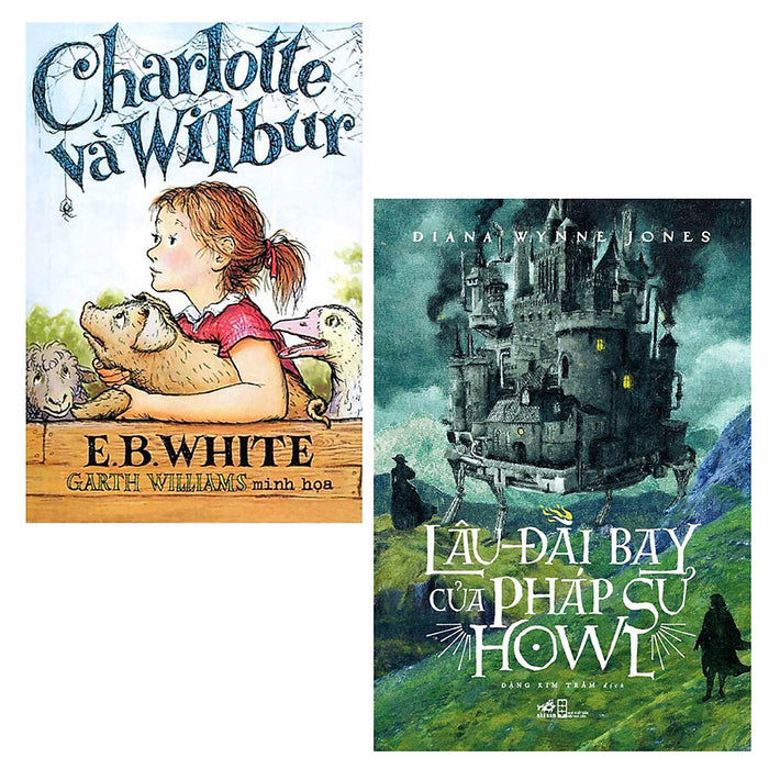 Combo Lâu Đài Bay Của Pháp Sư Howl  Và Charlotte Và Wilbur Combo Lâu Đài Bay Của Pháp Sư Howl  Và Charlotte Và Wilbur