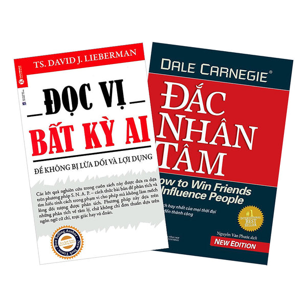Combo Đọc Vị Bất Kỳ Ai + Đắc Nhân Tâm (2 Cuốn)