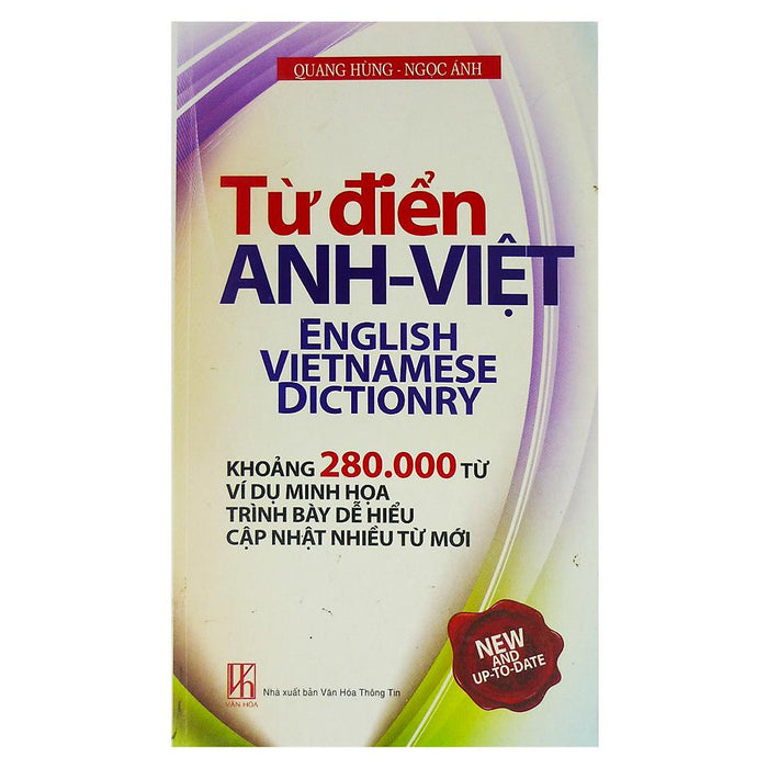 Từ Điển Anh - Việt (Khoảng 280.000 Từ) Từ Điển Anh - Việt (Khoảng 280.000 Từ)