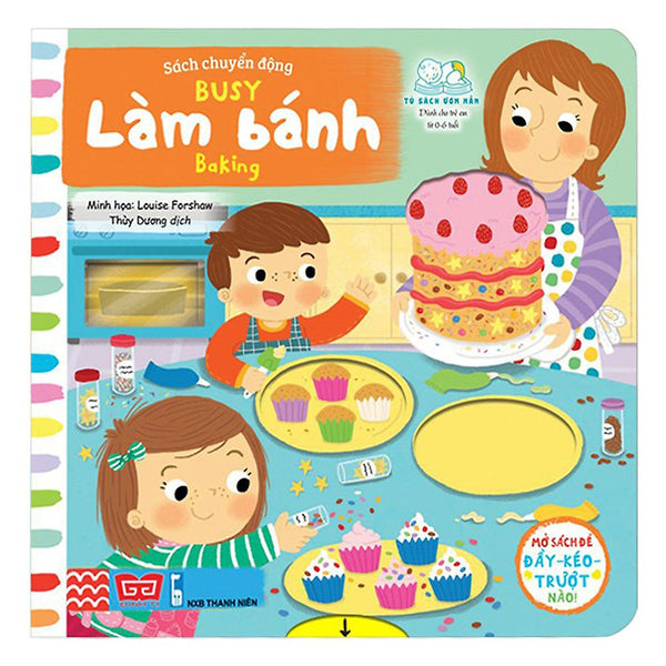 Sách - Sách Chuyển Động - Busy - Baking - Làm Bánh