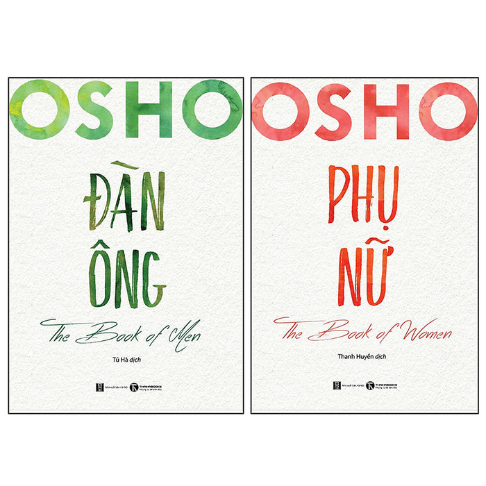 Combo 2 Cuốn: Osho Đàn Ông + Osho Phụ Nữ Combo 2 Cuốn: Osho Đàn Ông + Osho Phụ Nữ