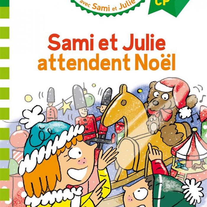 Sách Luyện Đọc Tiếng Pháp: J'Apprends À Lire Avec Sami Et Julie -  Sami Et Julie Attendent Noel Sách Luyện Đọc Tiếng Pháp: J'Apprends À Lire Avec Sami Et Julie -  Sami Et Julie Attendent Noel