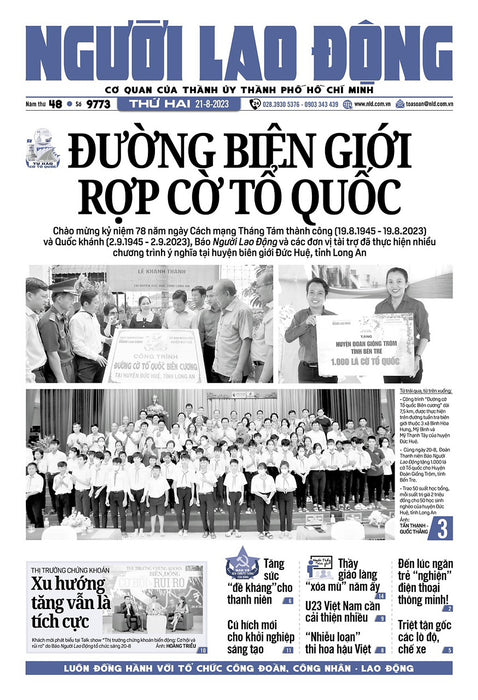 Nhật Báo Người Lao Động Từ Ngày 21-8-2023 Đến 27-8-2023 Nhật Báo Người Lao Động Từ Ngày 21-8-2023 Đến 27-8-2023