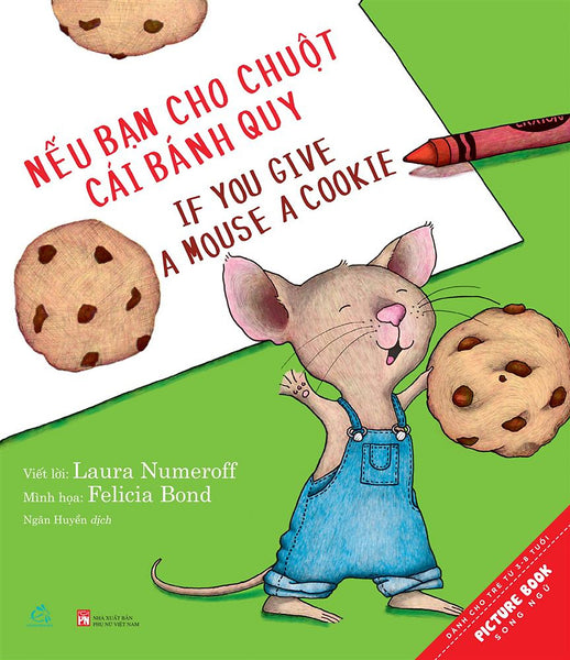 Sách Tranh Song Ngữ - Nếu Bạn Cho Chuột Cái Bánh Quy