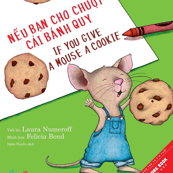 Sách Tranh Song Ngữ - Nếu Bạn Cho Chuột Cái Bánh Quy Sách Tranh Song Ngữ - Nếu Bạn Cho Chuột Cái Bánh Quy