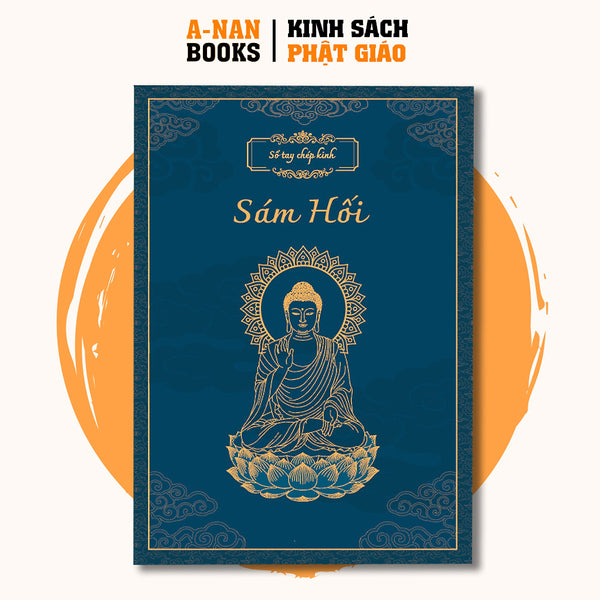 Sách - Vở Chép Kinh Sám Hối, Sổ Chép Kinh Sám Hối In Chữ Mờ Loại Cao Cấp Dày Dặn ( Tặng Kèm Bút Viết) - Anan Books