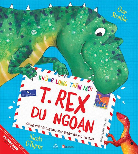 Sách Tranh Song Ngữ - Khủng Long Thân Mến - T.Rex Du Ngoạn