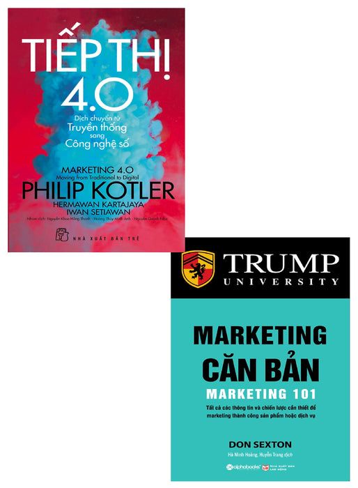 Combo Marketing Căn Bản + Tiếp Thị 4.0 (Bộ 2 Cuốn) _Tre Combo Marketing Căn Bản + Tiếp Thị 4.0 (Bộ 2 Cuốn) _Tre
